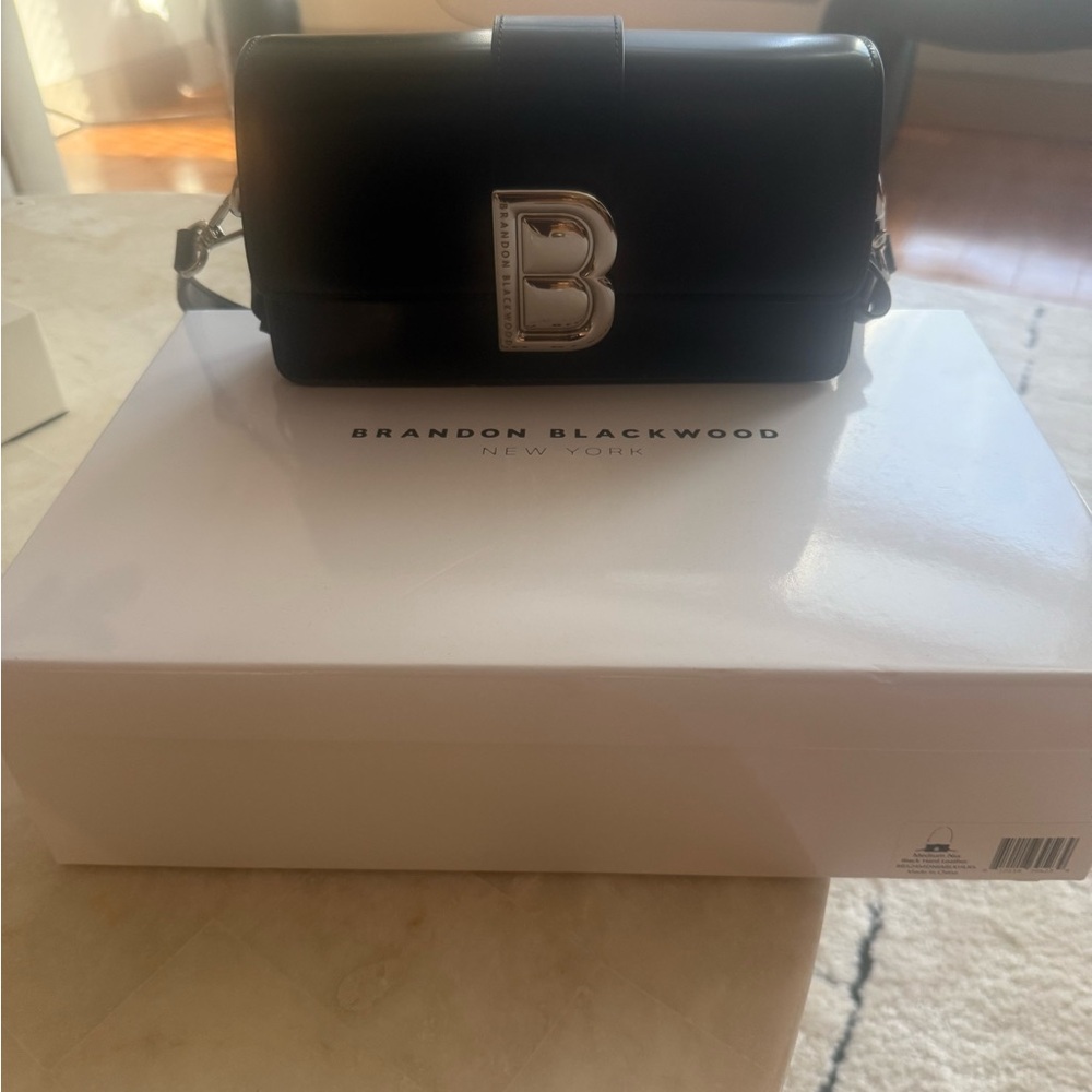 Brandon Blackwood Black Leather B Nia Handbag Medium